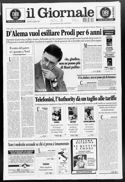 Il giornale : quotidiano del mattino